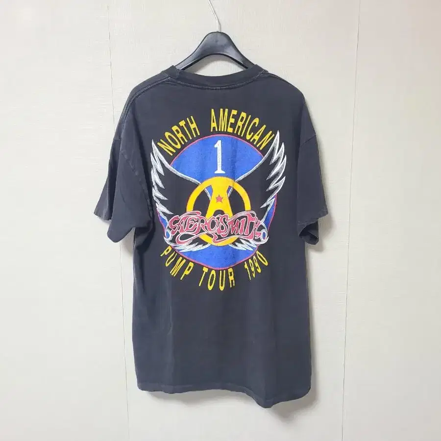 brockum aerosmith 1990 pump tour 빈티지티셔츠