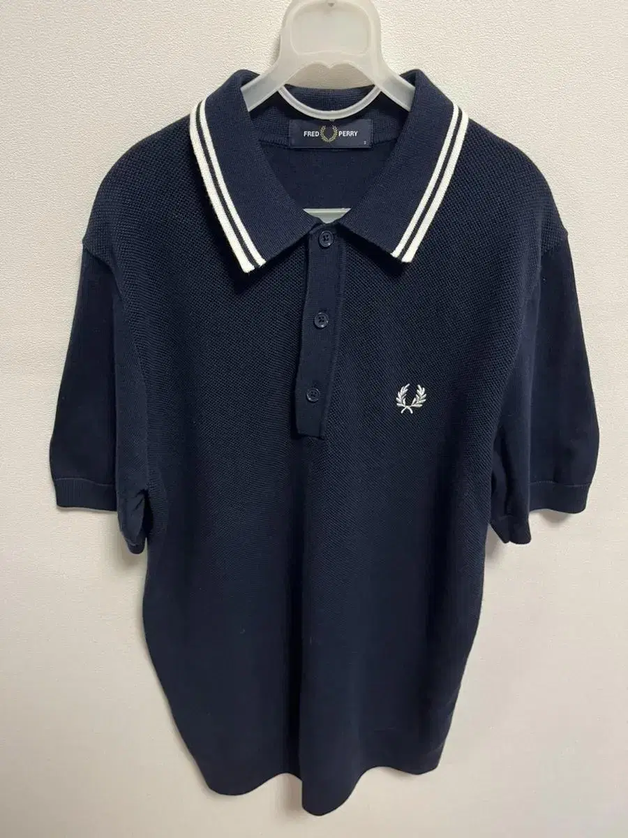 Fred Perry Knit Pique Shirt S