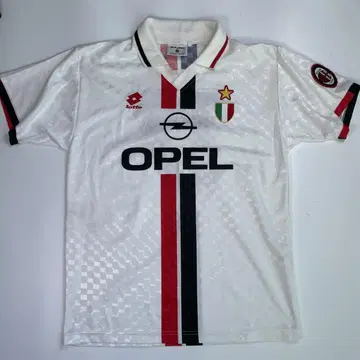 ACミラン　AC MILAN ヴィンテージ95-96 lottoユニフォーム ACミラン AC MILAN ヴィンテージ95-96 lottoユニフォーム - メルカリ