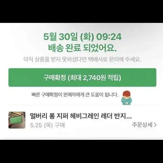 멀버리 롱 지퍼 헤비그레인 레더 반지갑 네온그린 컬러 RL6361