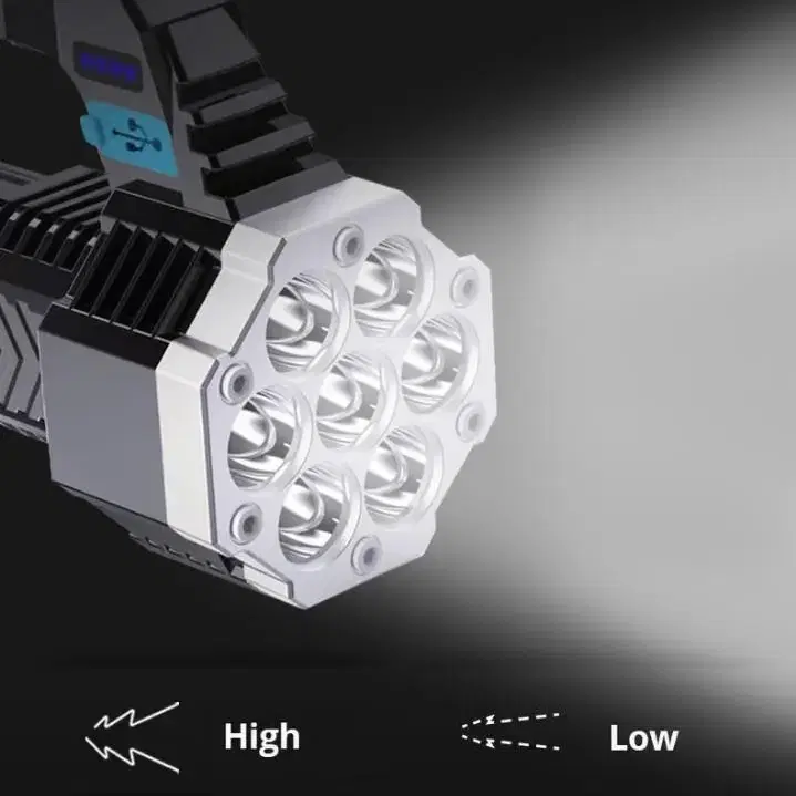 고성능 usb 충전 손전등 랜턴 낚시용 캠핑용