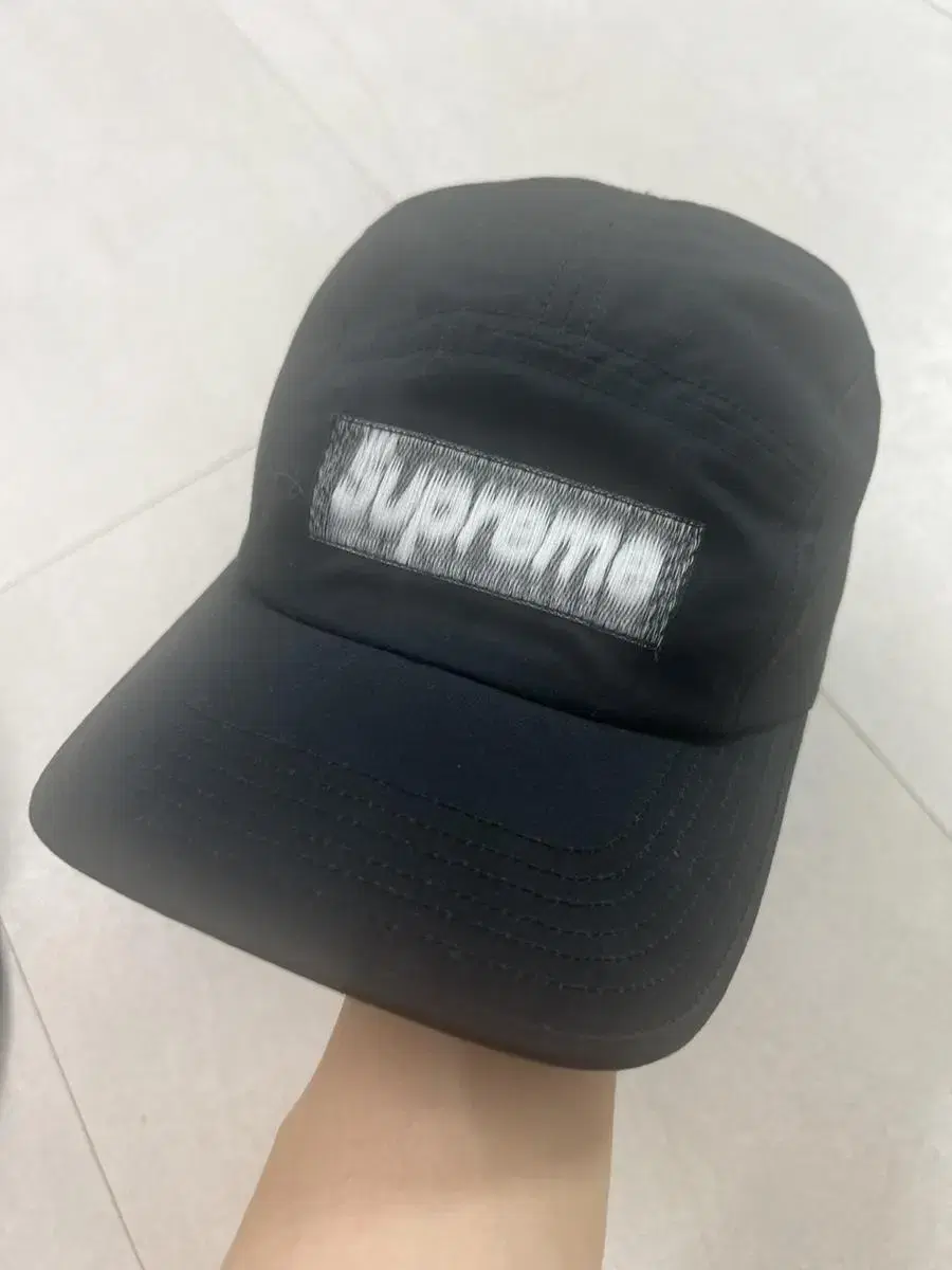 Supreme Reversed Label Camp Cap Pink