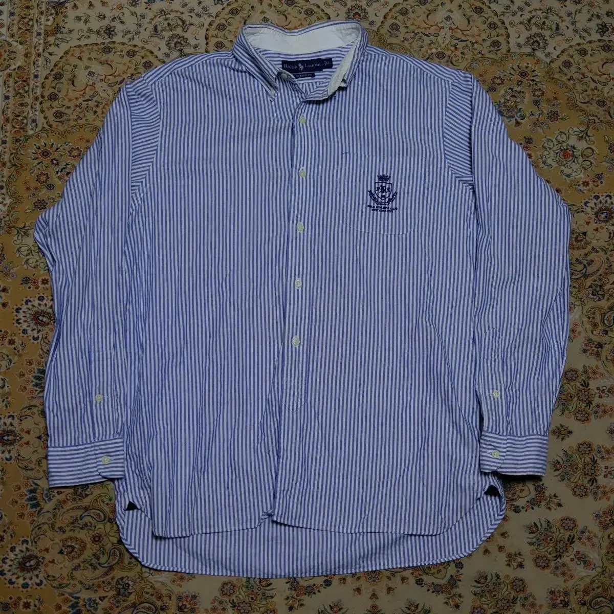 90s Polo Ralph Lauren Club Shirt L