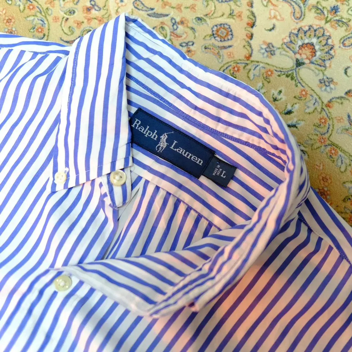 90s Polo Ralph Lauren Club Shirt L