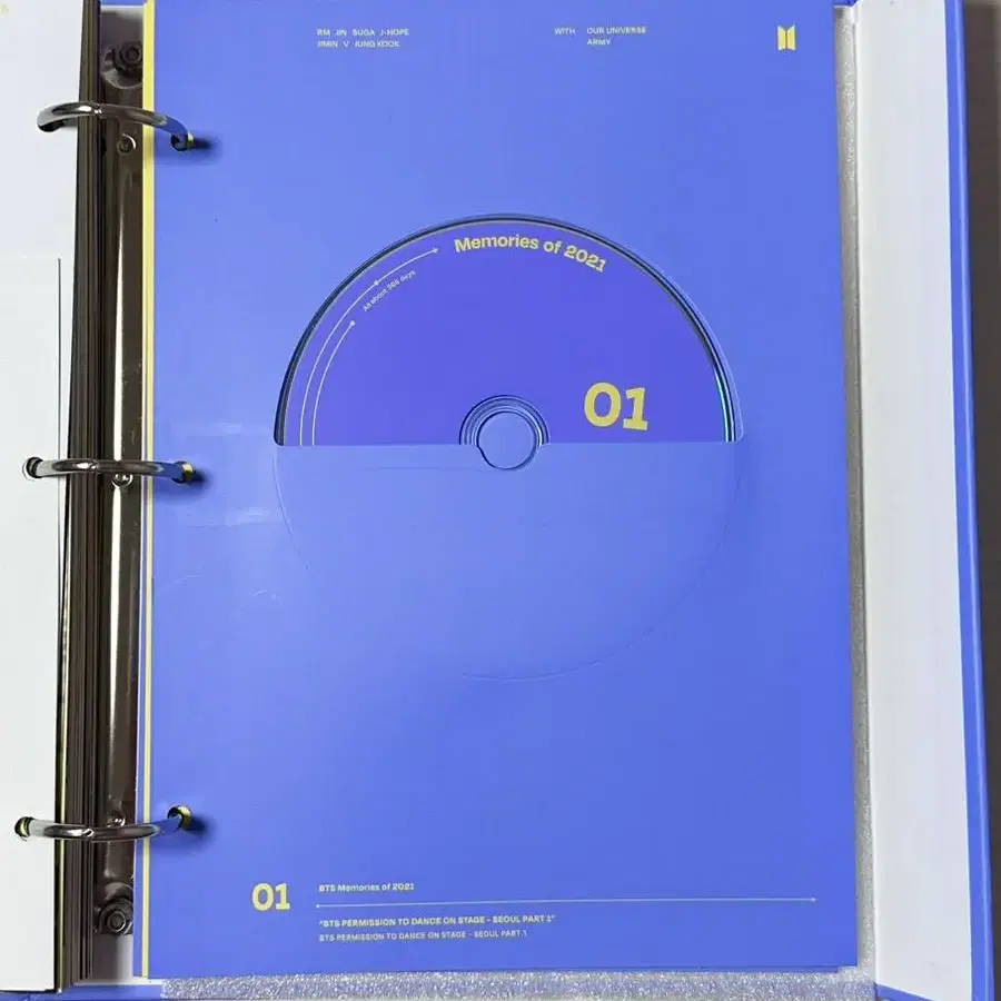 특전포함, 진 포카 포함) 방탄소년단 2021 메모리즈 DVD (하자X)