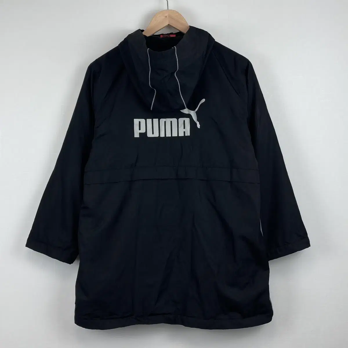 PUMA 키즈라인 블랙 후드 바람막이 빈티지 구제 a276