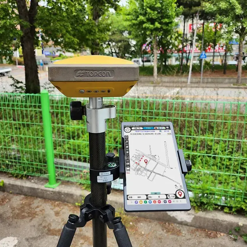 TOPCON 톱콘 측량 GPS GNSS HIPER SR  중고 토목 경계