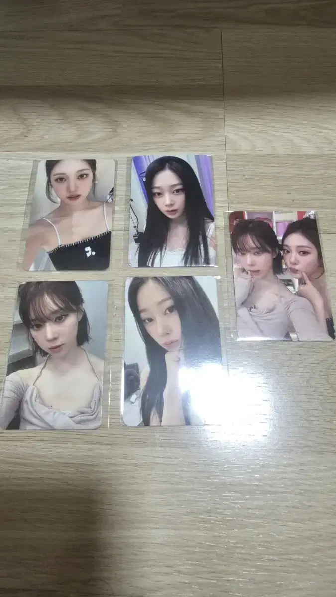 Aespa unreleased photocard unboxing event photocard winter, ningning, giselle wts~.