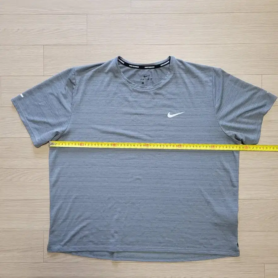 나이키 Dri-Fit 마일러 탑 숏슬리브 Grey XXL (CU5993-