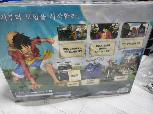 원피스 월드시커 ps4 미개봉 한정판 단종 콜렉터 에디션 팝니다