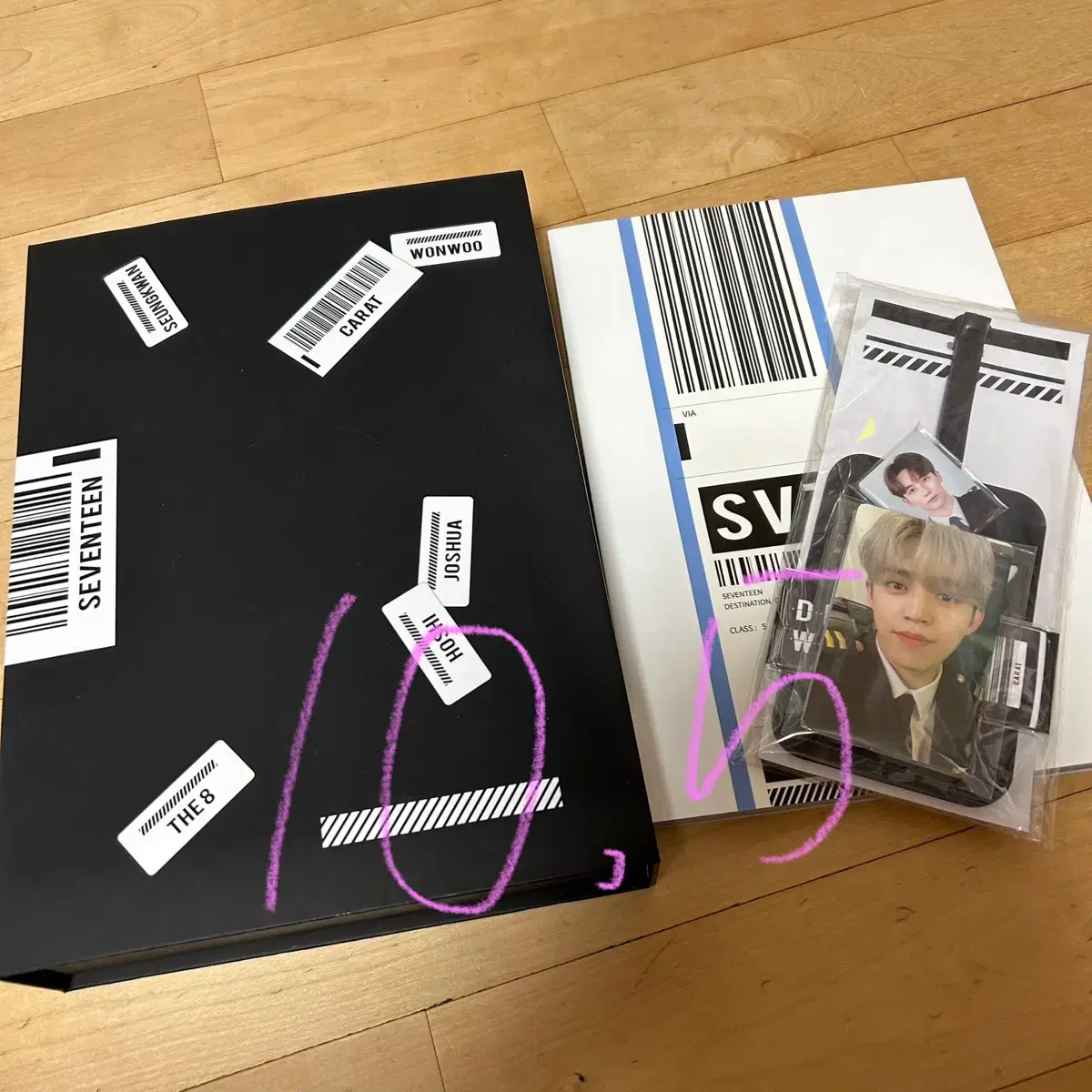 세븐틴 항공틴 멤버십 키트 양도