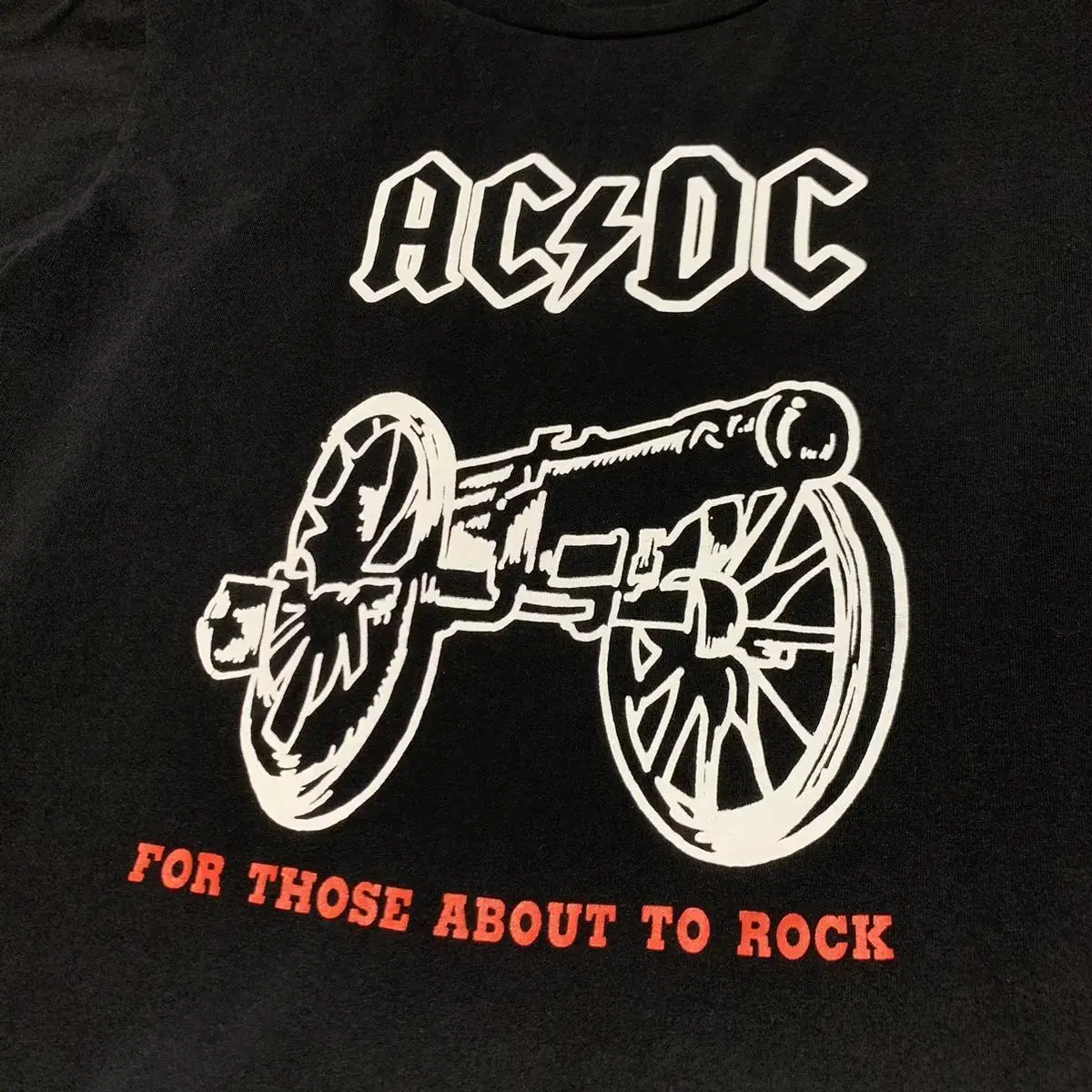 S) AC/DC 빈티지 락티 밴드티 OG We Salute You