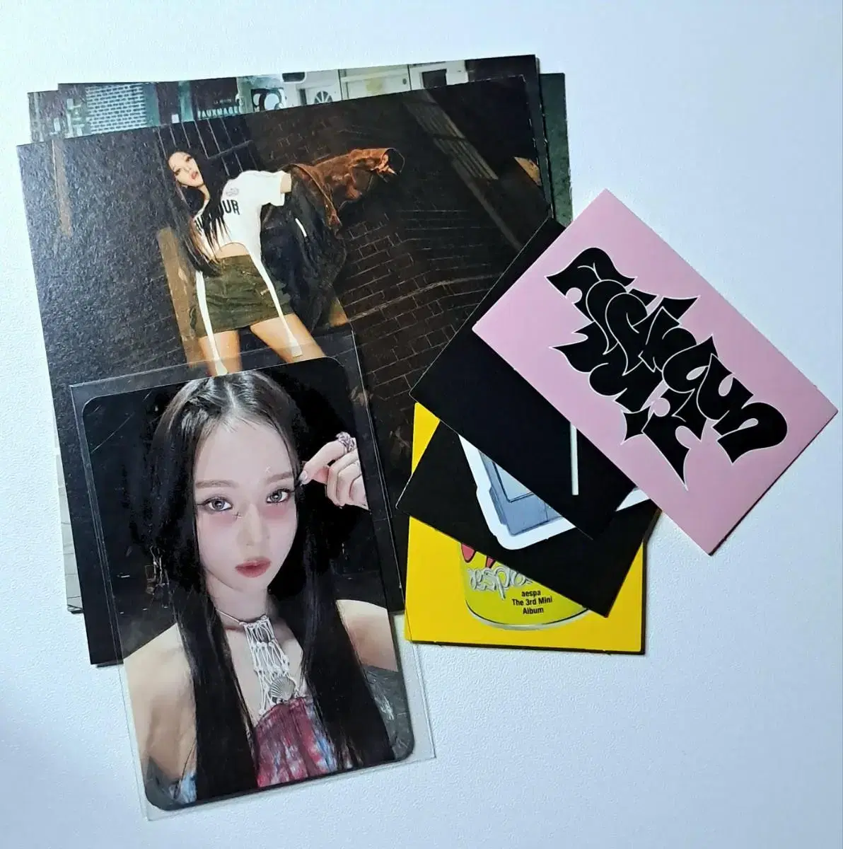 Aespa Wonter photocard / Mini album Myworld Giselle