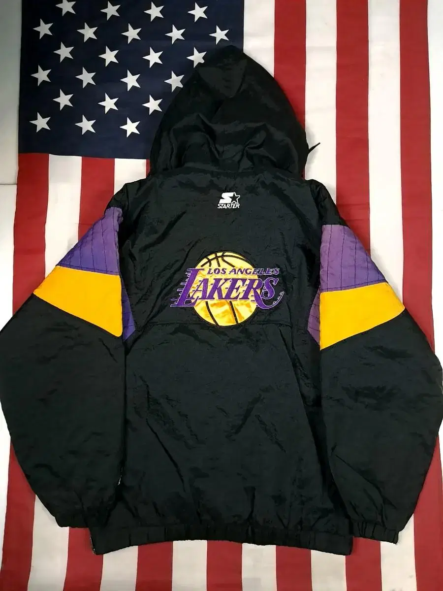 오리지날 90's 스타터  LA LAKERS  패딩아노락