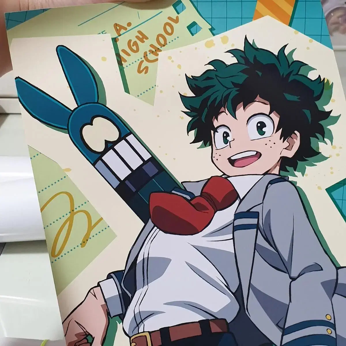 Midoriya Pencil Poster