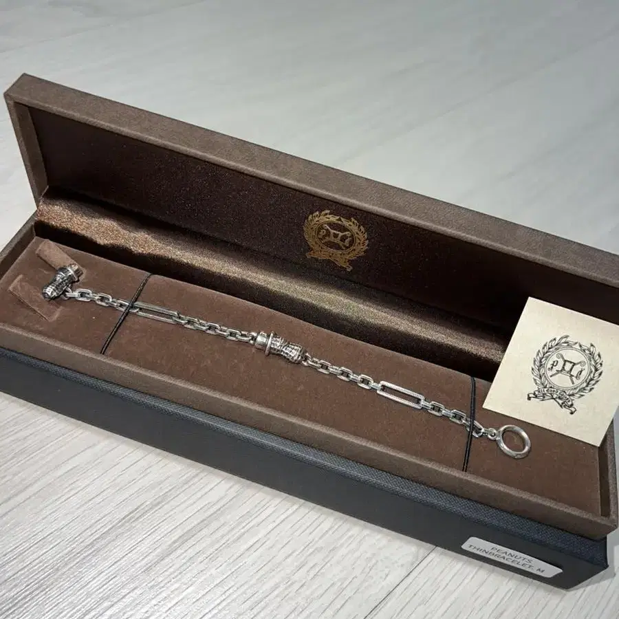 피넛츠앤코 PEANUTS&CO 팔찌 PEANUTS THIN BRACELE