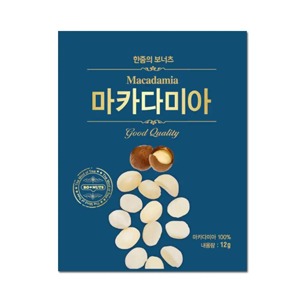 보너츠 마카다미아견과 25봉(1박스) /개별포장 영양간식 견과세트