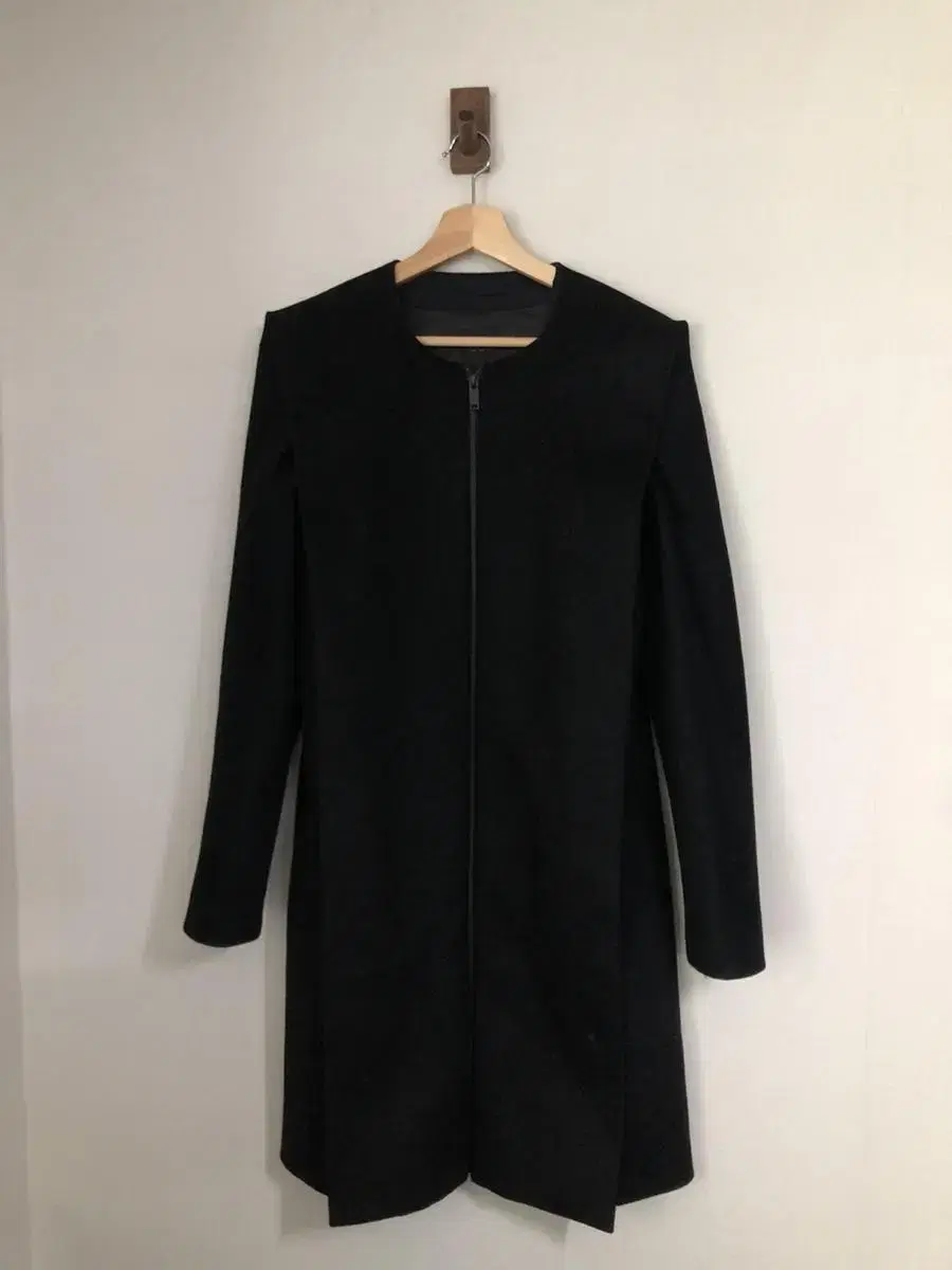 (36)COSCOS Women's Zip-up Wool Coat