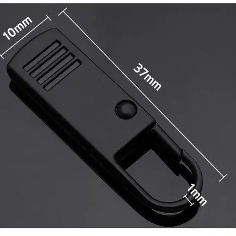 셀프 옷 가방 지퍼 수리 자크 손잡이 고리 10P