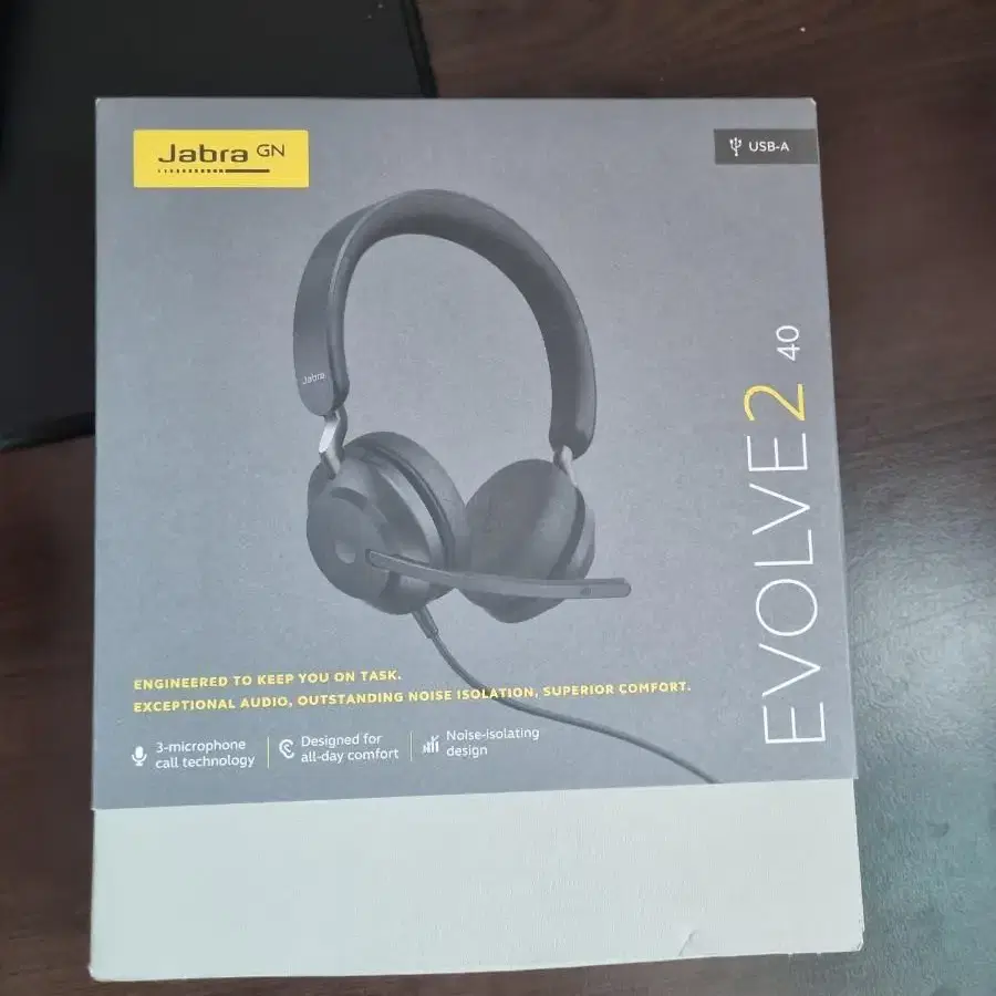 Jabra Evolve2  자브라  이볼브2 40헤드셋 새제품