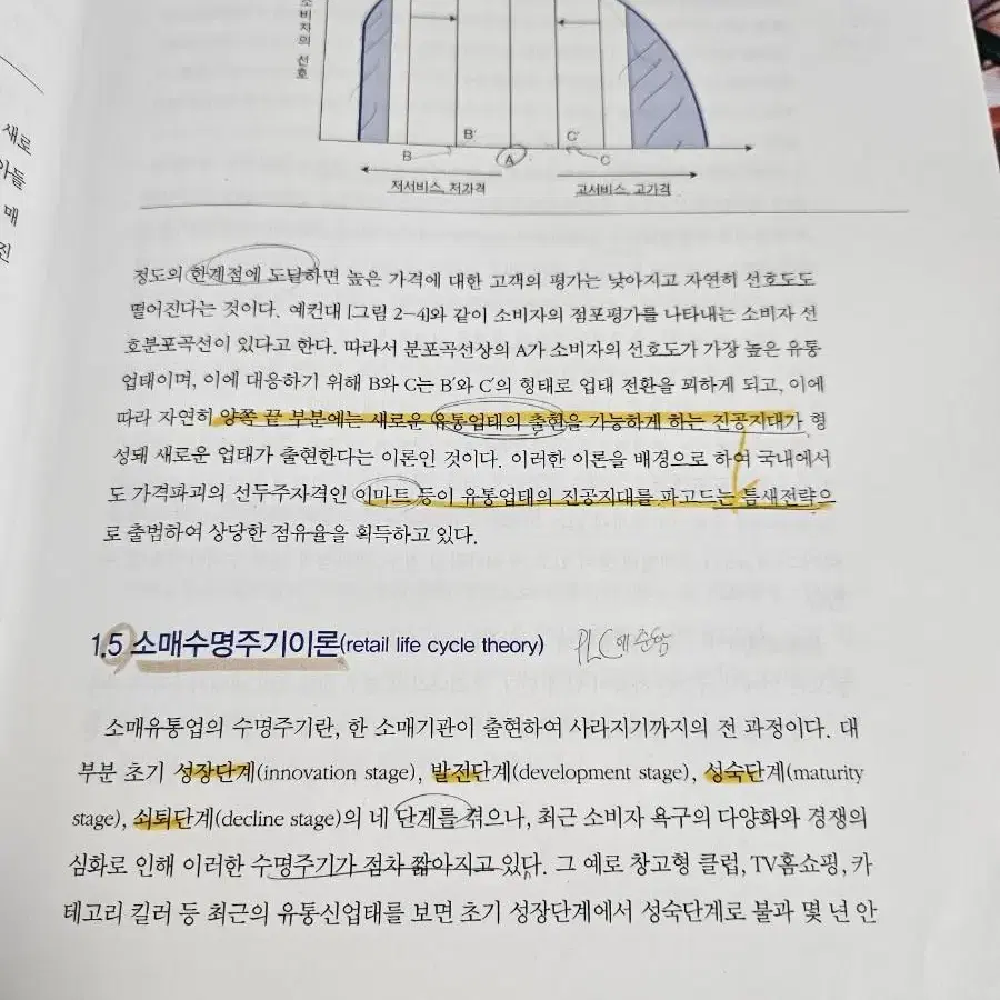 소매경영 책 싸게 판매해요 원가3 -> 1