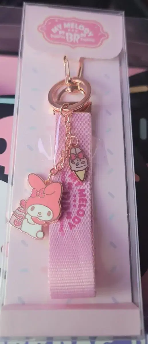 Baskin Robbins San Rio Strap keyring sell (MyMelody)