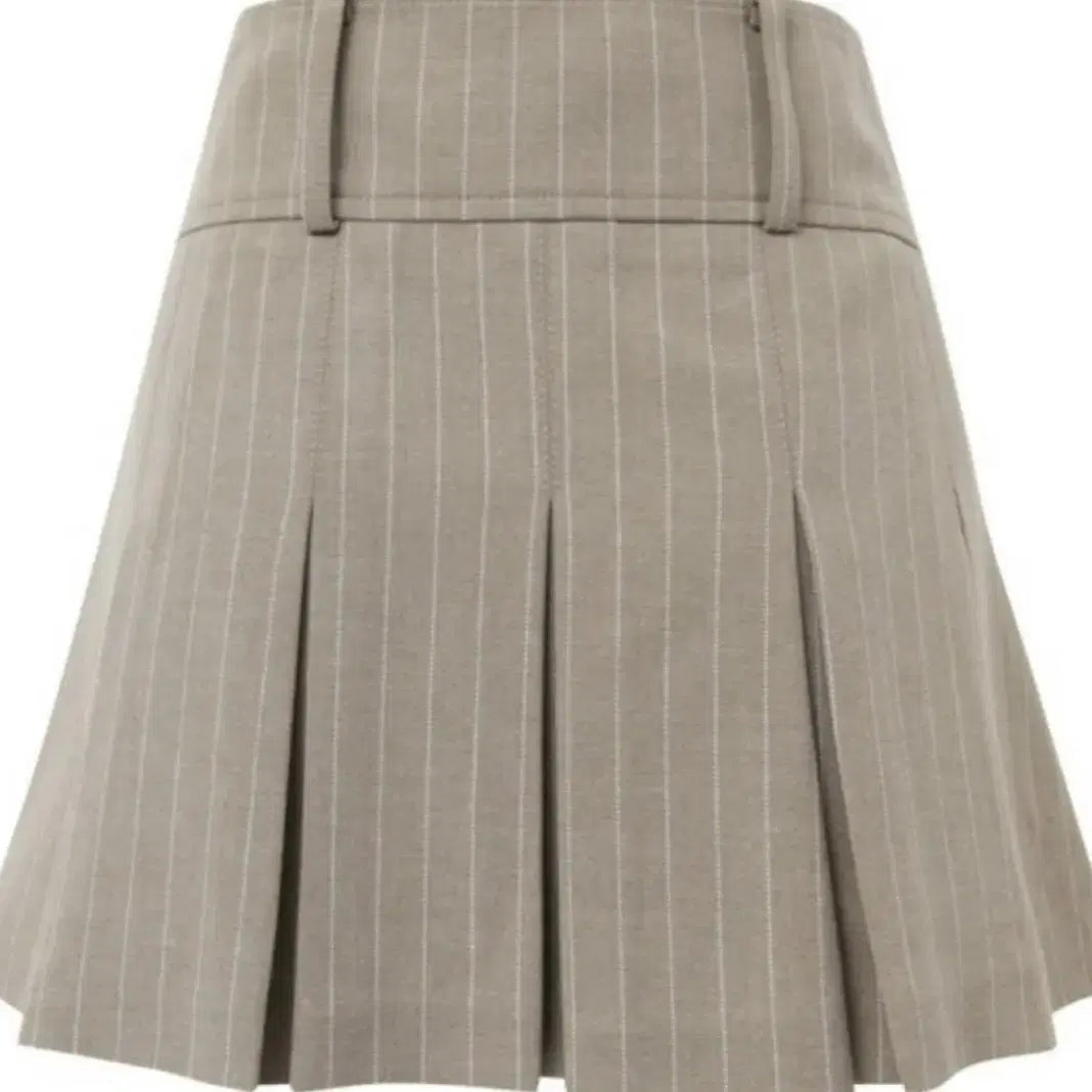 (임보라착용)스푸닝 PIN-STRIPE SKIRT 베이지 s/m