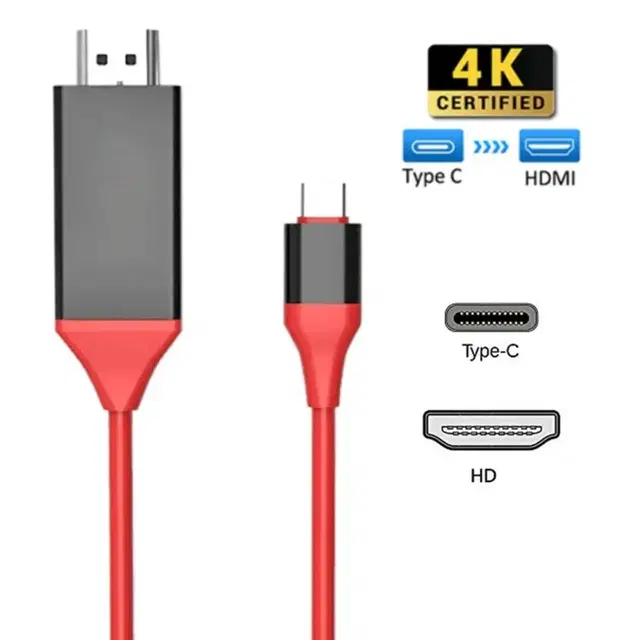 4K  1080p  USB 3.1유형 C-hdmi 호환 아답터 케이블 U