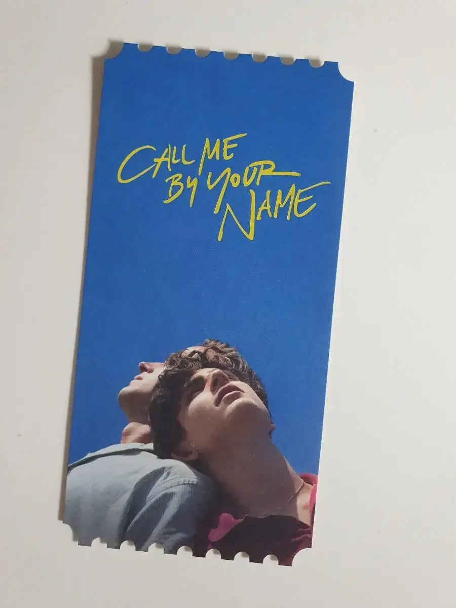 Call Me By Your Name Original Ticket Otis