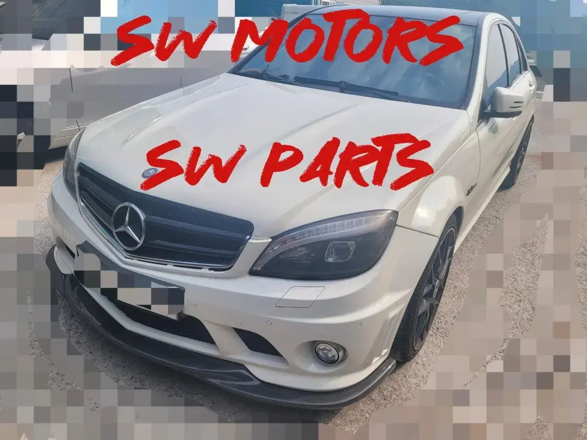 w204 c63 amg 입고 분해판매