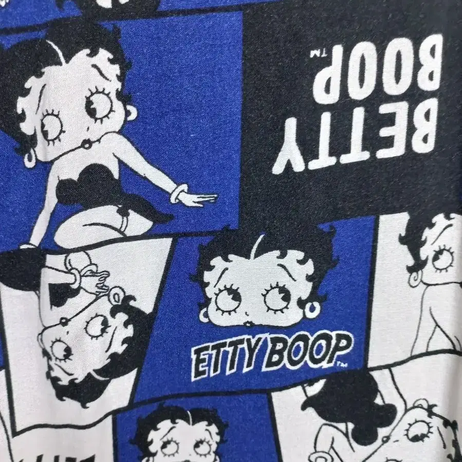 베티붑 Betty Boop 일본 아로하셔츠 여름 셔츠 티셔츠 남방