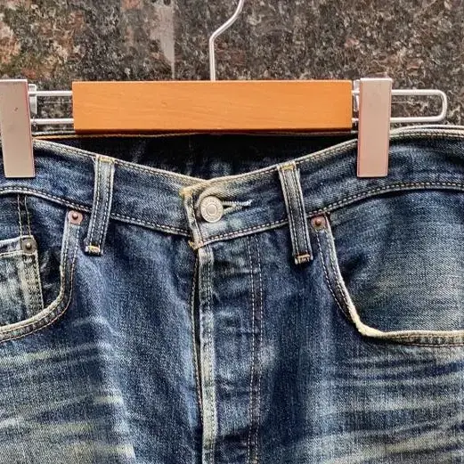 levis 리바이스 501 워싱 컷팅 하프팬츠