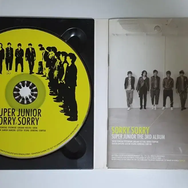 슈퍼주니어 3집 앨범 시디 CD 슈퍼 주니어