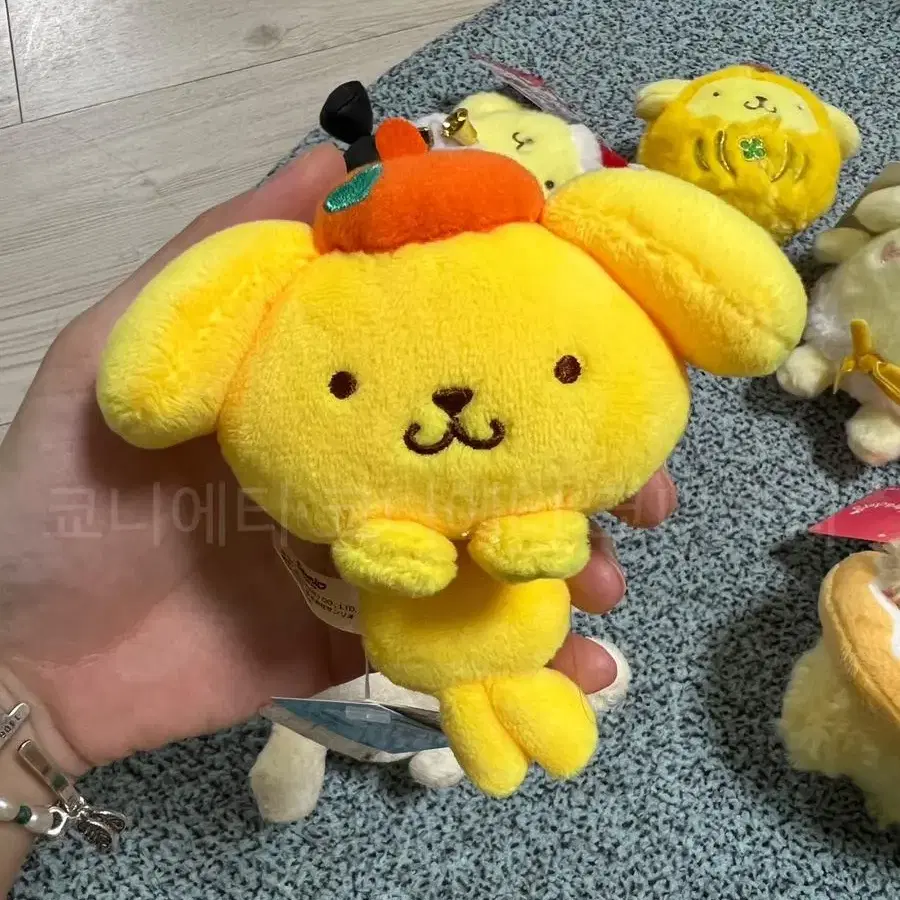 산리오 폼폼푸린 표코노루 인형