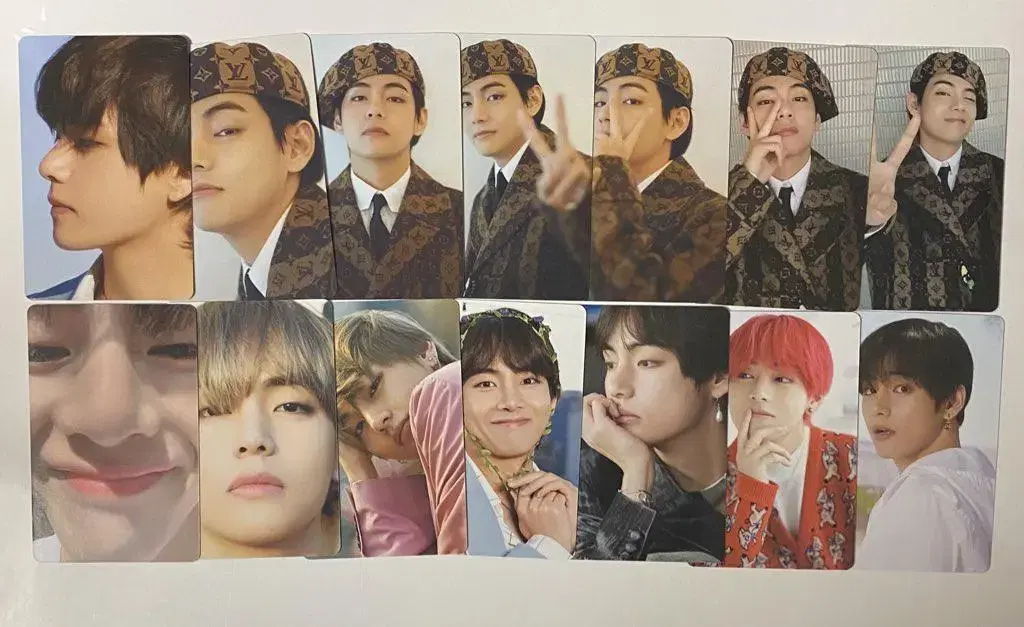 bangtan jimin taehyung diikon photocard