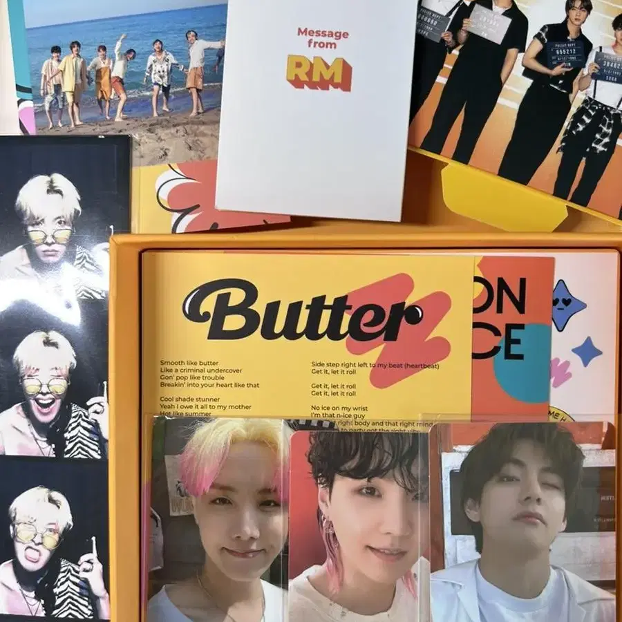 일괄 방탄소년단 버터 BTS BUTTER 위버스샵 특전 앨범 네컷사진