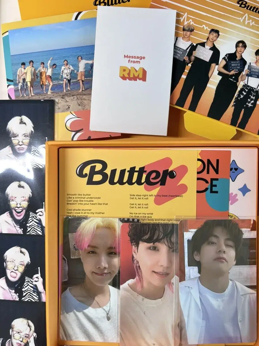 일괄 방탄소년단 버터 BTS BUTTER 위버스샵 특전 앨범 네컷사진