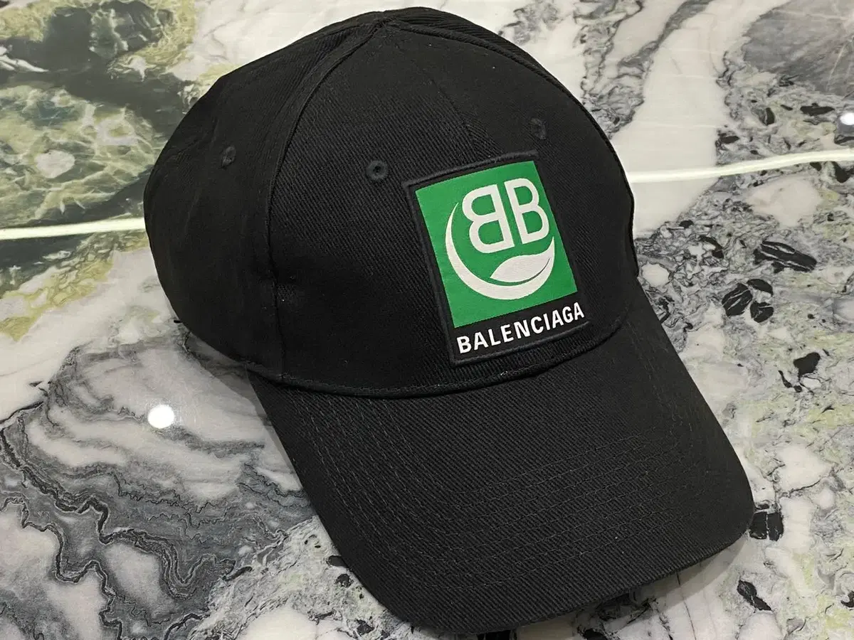 [L Size (58)] Balenciaga Green Logo Hat S+ Grade