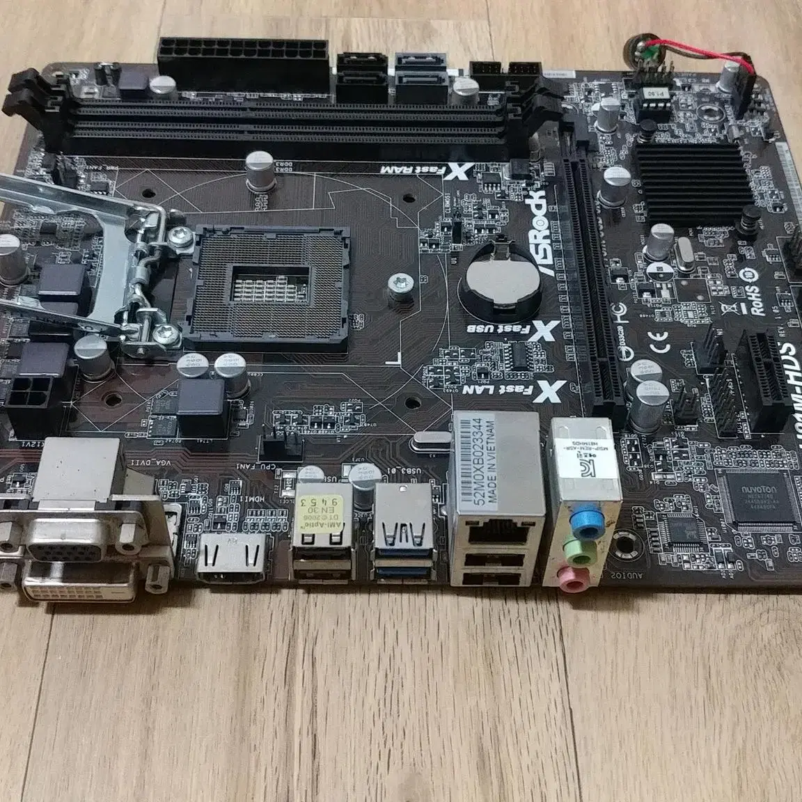 (중고)ASRock H81M-HDS 1150 메인보드