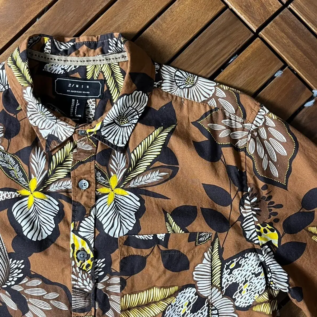 [S]21MEN Flower pattern Hawaiian shirt