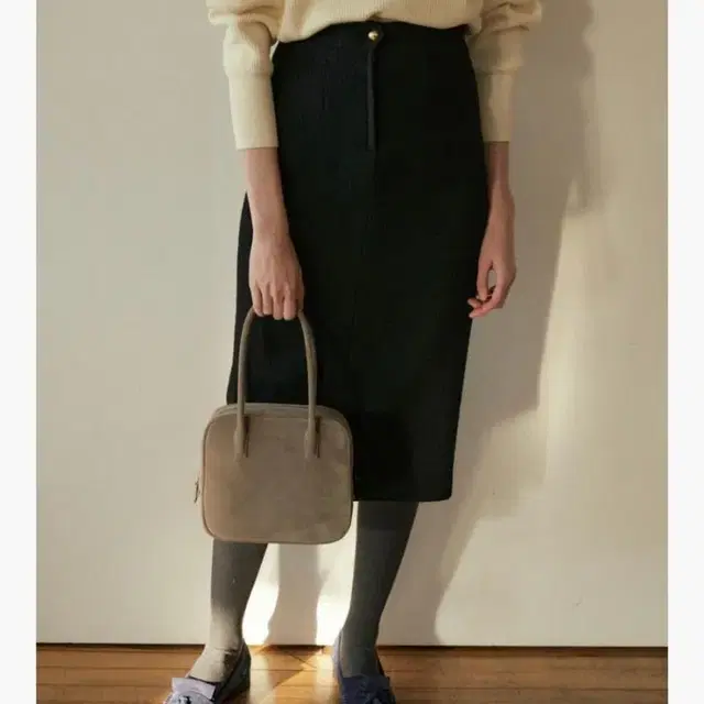 Lerobe 르로브 tweed skirt