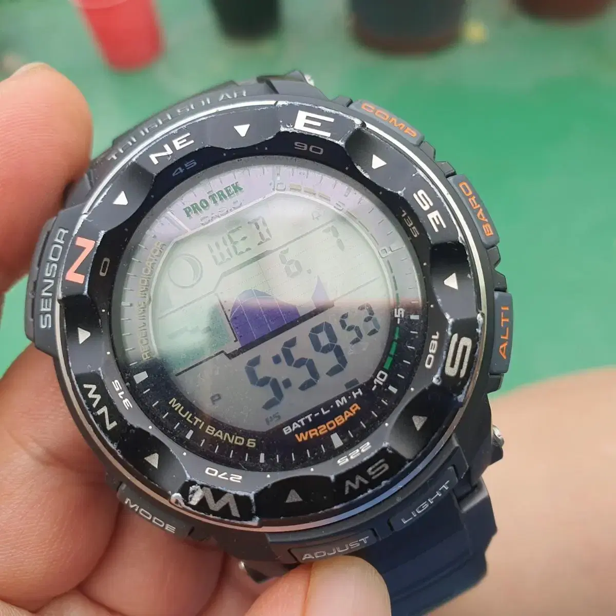 casio  프로트랙  prw2500