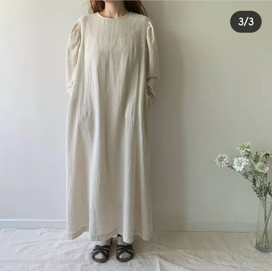 Linen ONEPIECE Long ONEPIECE Linen ONEPIECE Yeoreum ONEPIECE