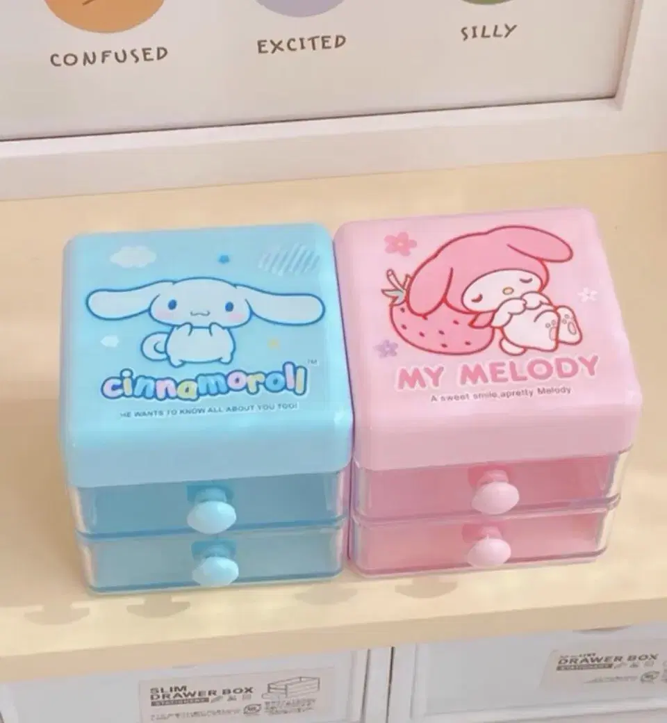 Sanrio drawer storage box mini chest of drawers