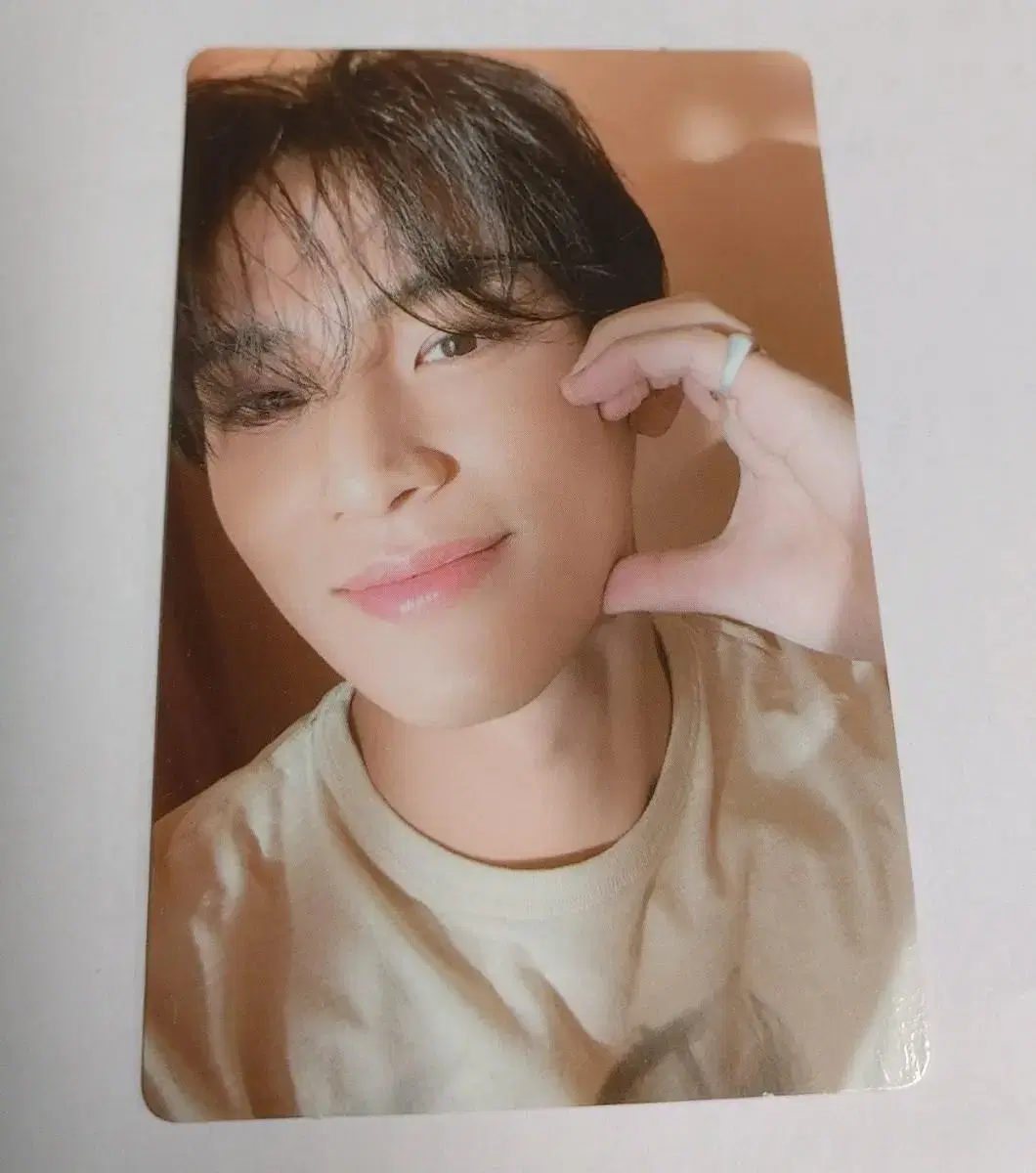 Seventeen mingyu photocard FeatherSunCaratVahnPhotoCard