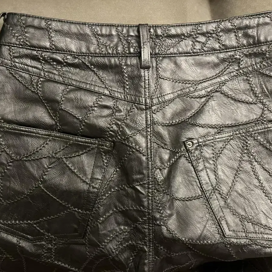 604service mosaic pants silver m