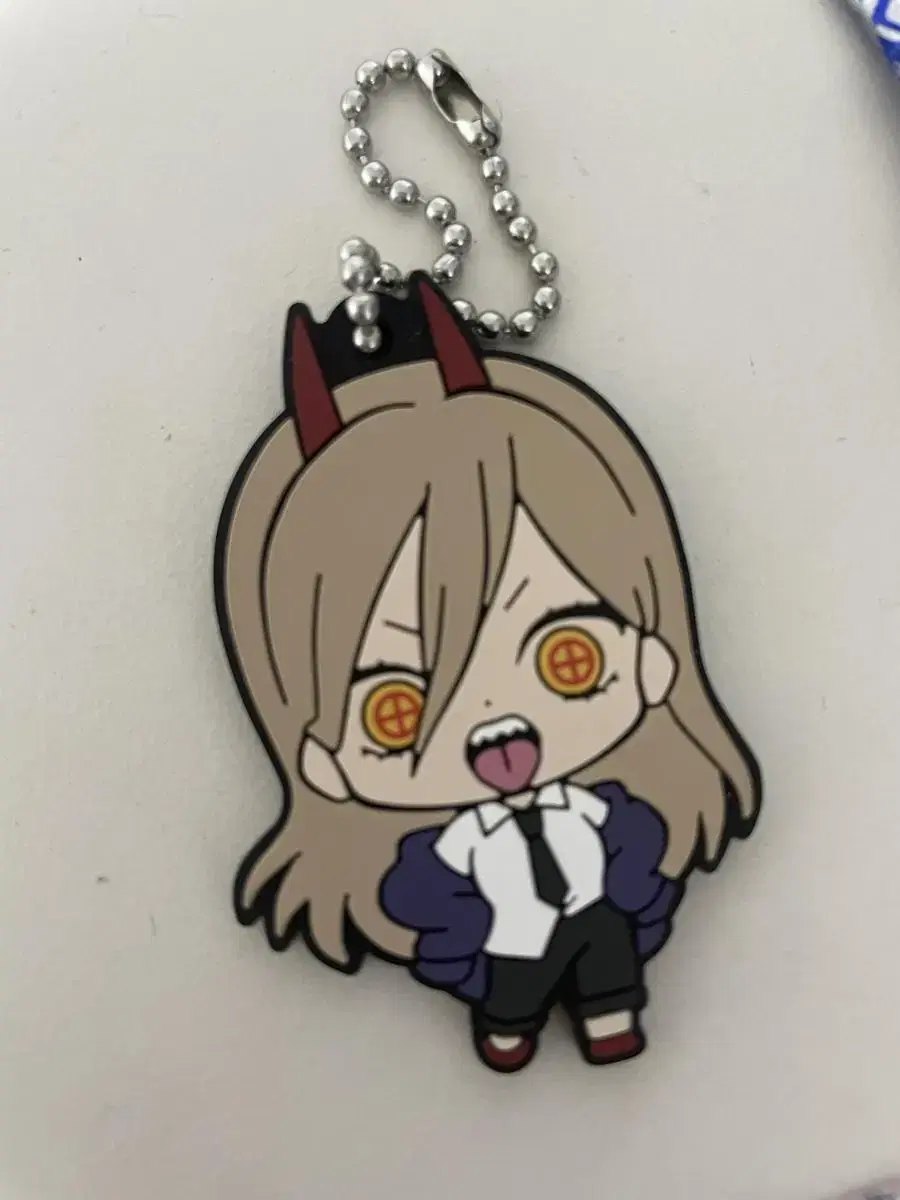 Chainsaw Man Power Keyring