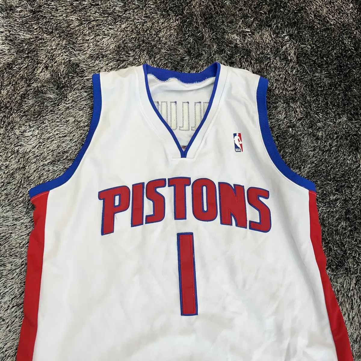 NBA 미첼앤네스 디트로이트 피스톤즈 빌럽스 유니폼 (2XL)