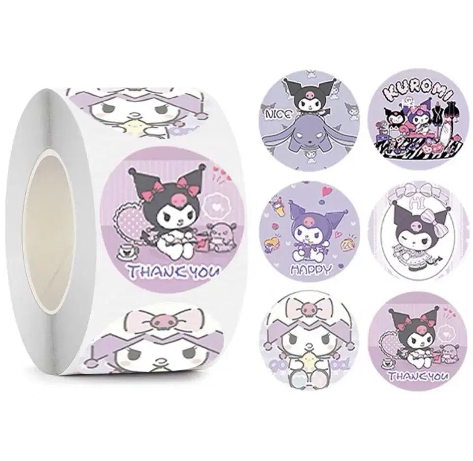 Sanrio Sticker Roll 500P Sanrio Roll Sticker