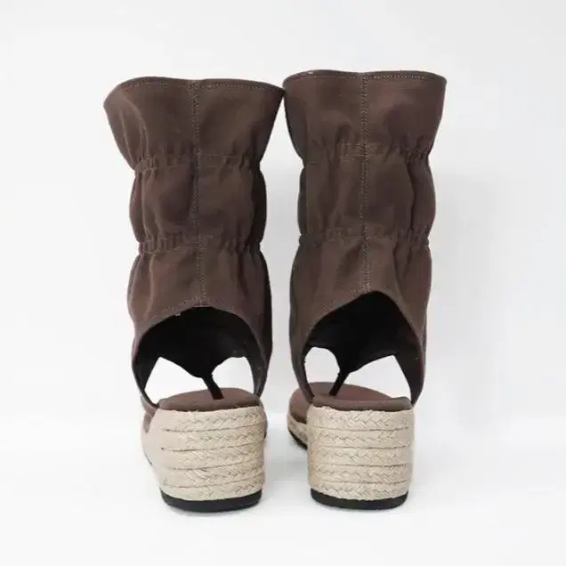 샵책갈피 flow split boots brown 245